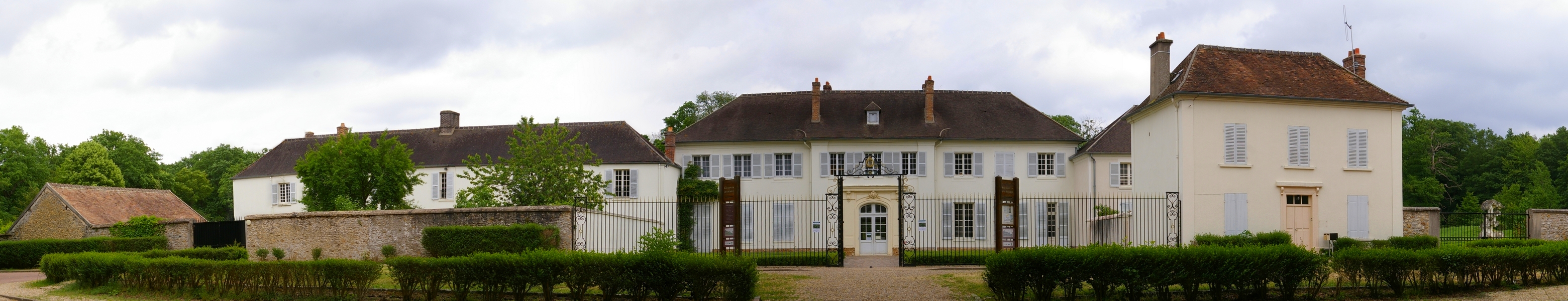 La fort de Senart - Etiolles , La Faisanderie de Senart , Panoramique , Cote Entrée